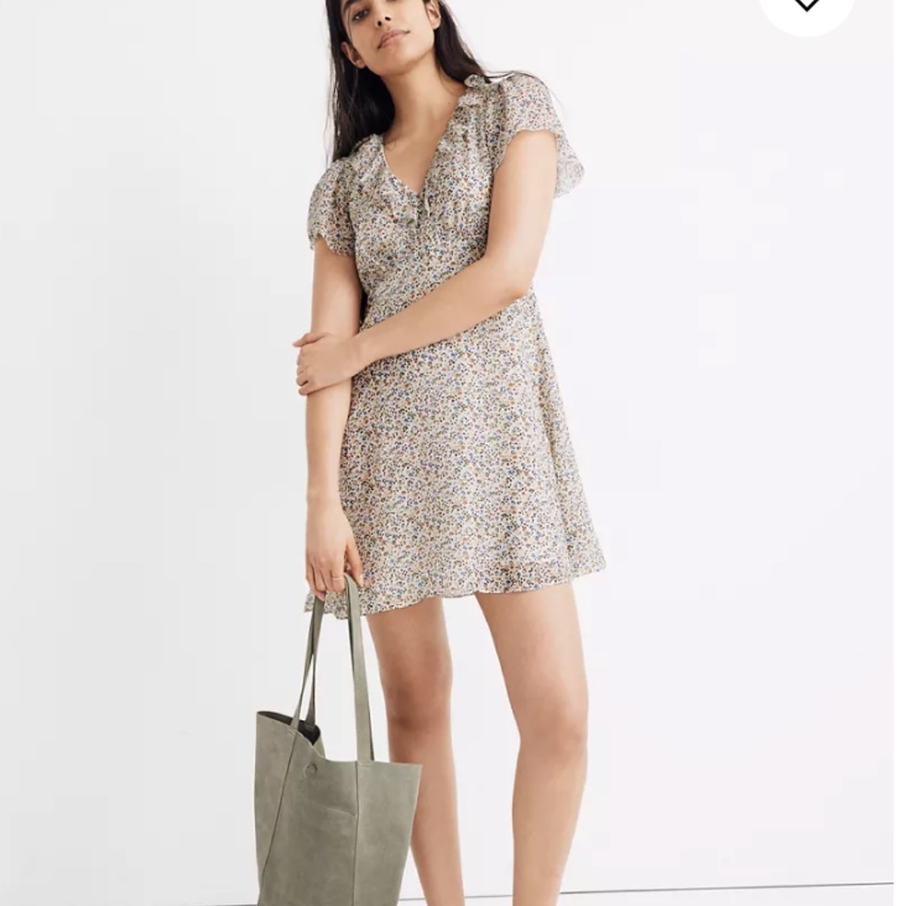 NWT: Madewell Silk Mini Dress